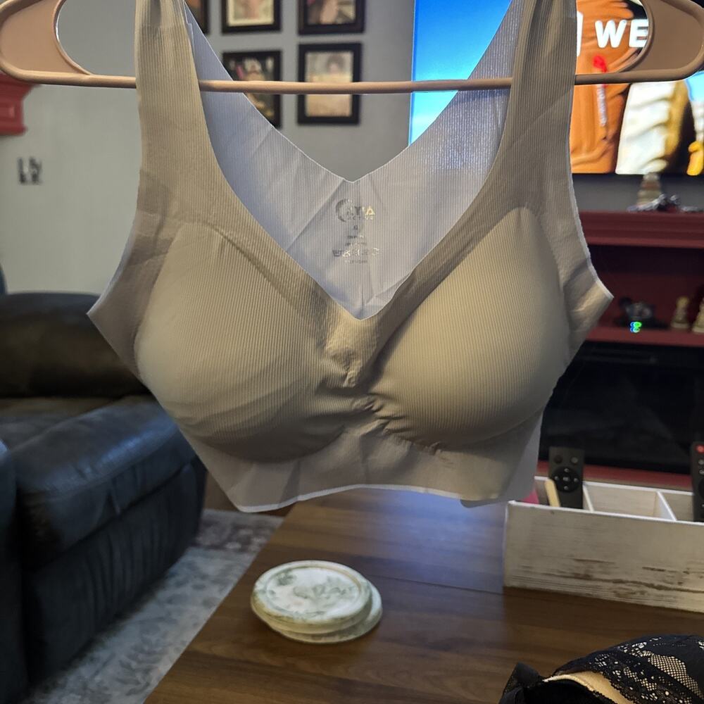 Zyia Gray Coverage, Comfort Bra, XL NWT 